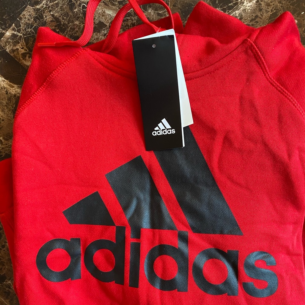 Men’s Adidas Red Pull Over Hoodie
